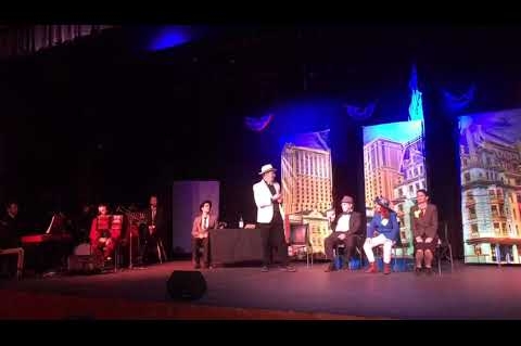 Gabriel Weinberg staring as Governor Lyons in the musical OF THEE  I SING