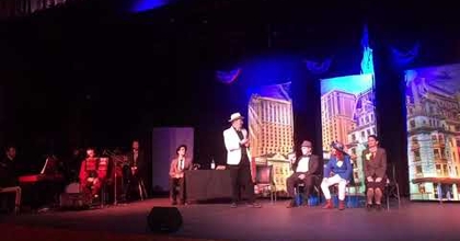 Gabriel Weinberg staring as Governor Lyons in the musical OF THEE  I SING